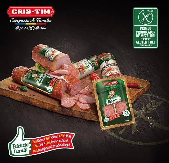 Cris-Tim, the first romanian cold cuts manufacturer with gluten-free certification