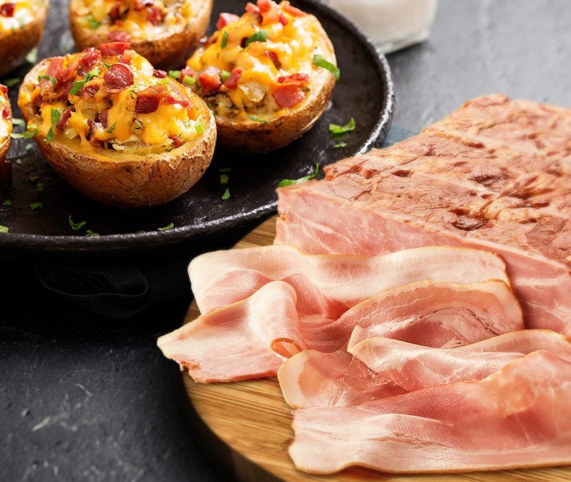 Bărcuțe din cartofi cu bacon Alpinia