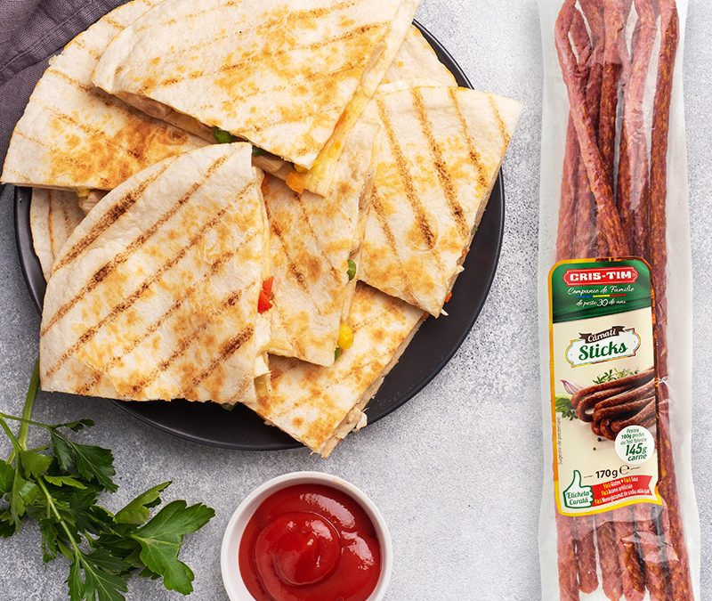 Quesadilla cu Cârnați Sticks Cris-Tim