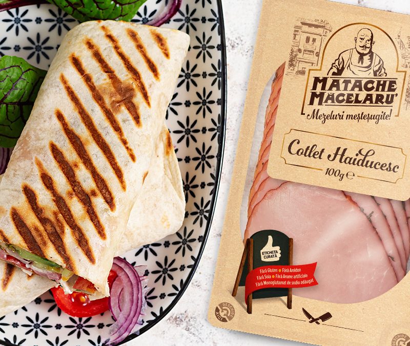 Sendviș cu Cotlet Haiducesc Matache Măcelaru’