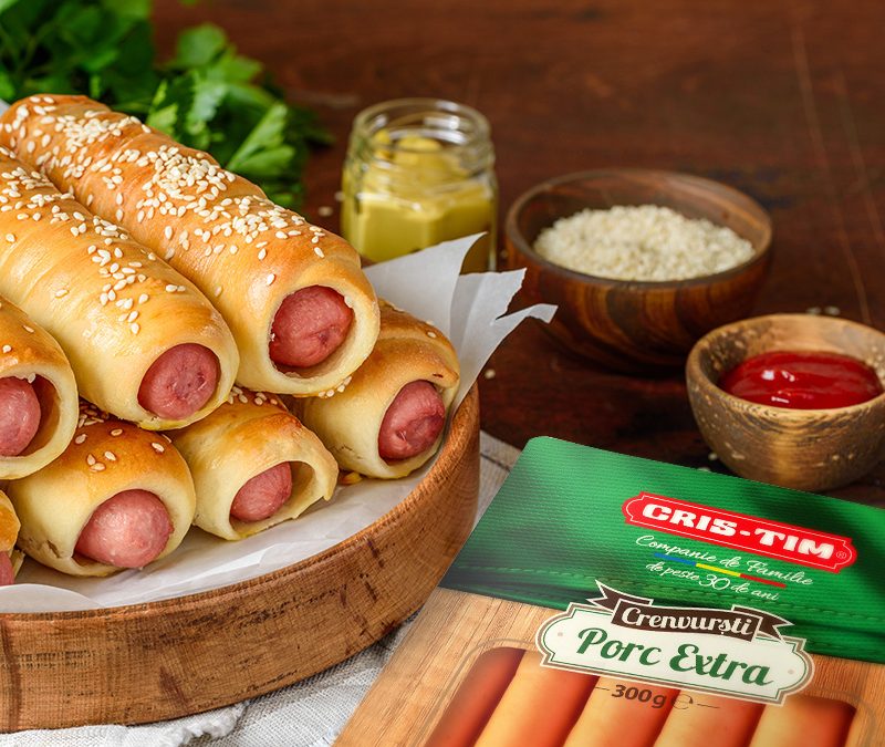 Rulouri cu Crenvurști Porc Extra Cris-Tim