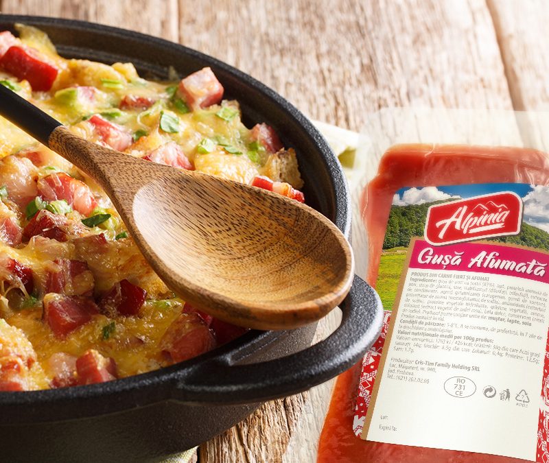 Gustare delicioasă la cuptor cu Gușă afumată Alpinia