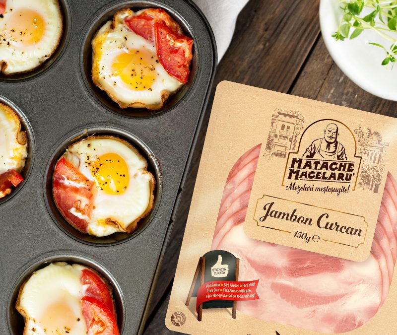 Brioșe cu Jambon Curcan Matache Măcelaru’