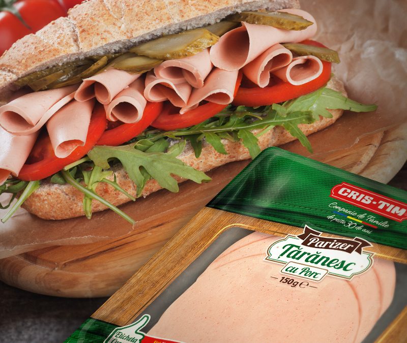 Baghetă delicioasă cu Parizer țărănesc cu porc Cris-Tim