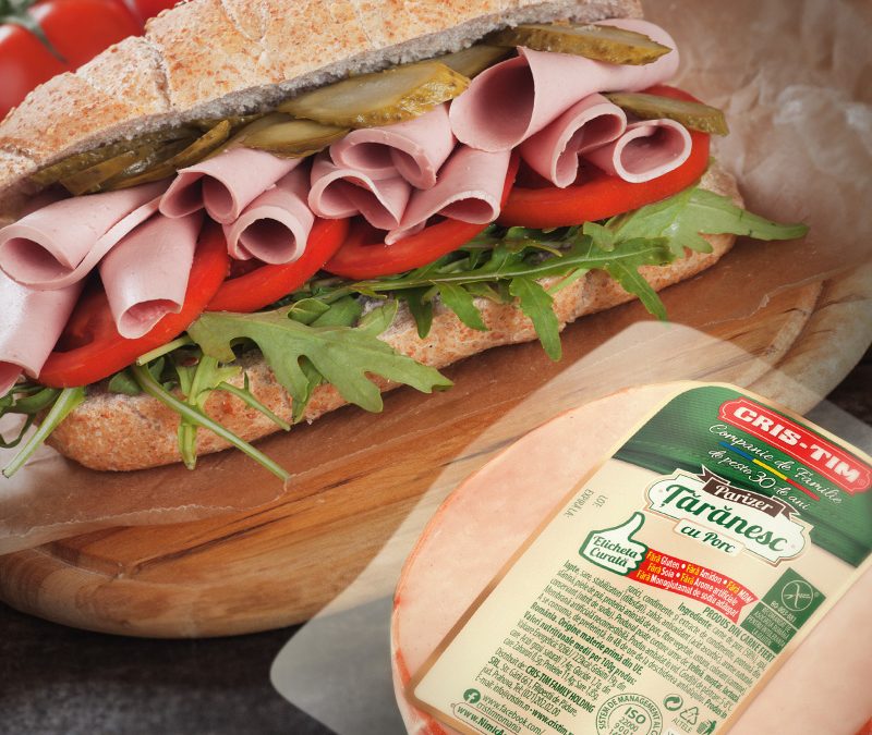 Baghetă delicioasă cu Parizer țărănesc cu porc Cris-Tim