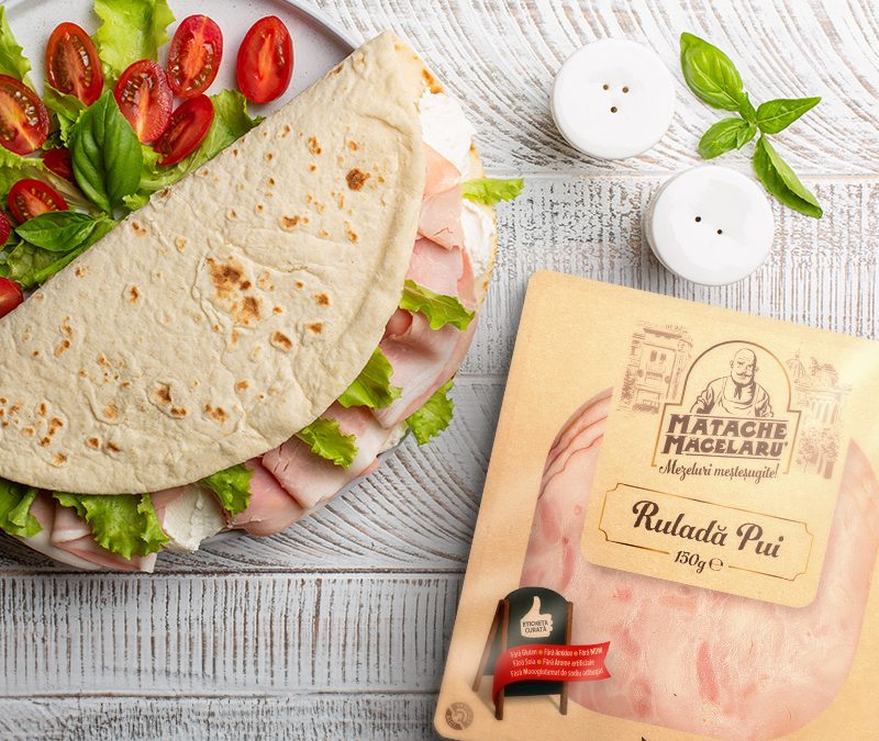Sendviș special cu Ruladă Pui Matache Măcelaru’