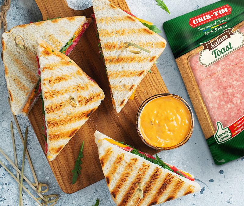 Happy Sendviș cu Salam Toast Cris-Tim