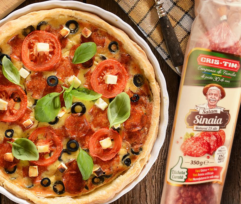 Pizza Premium cu Salam Sinaia Cris-Tim