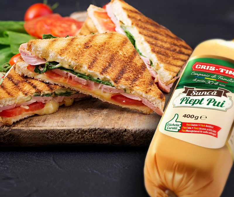 Panini Fresco cu Șuncă Piept Pui și mozzarella