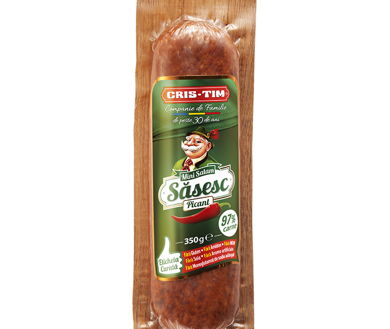 Mini Salam Săsesc Picant 350 g