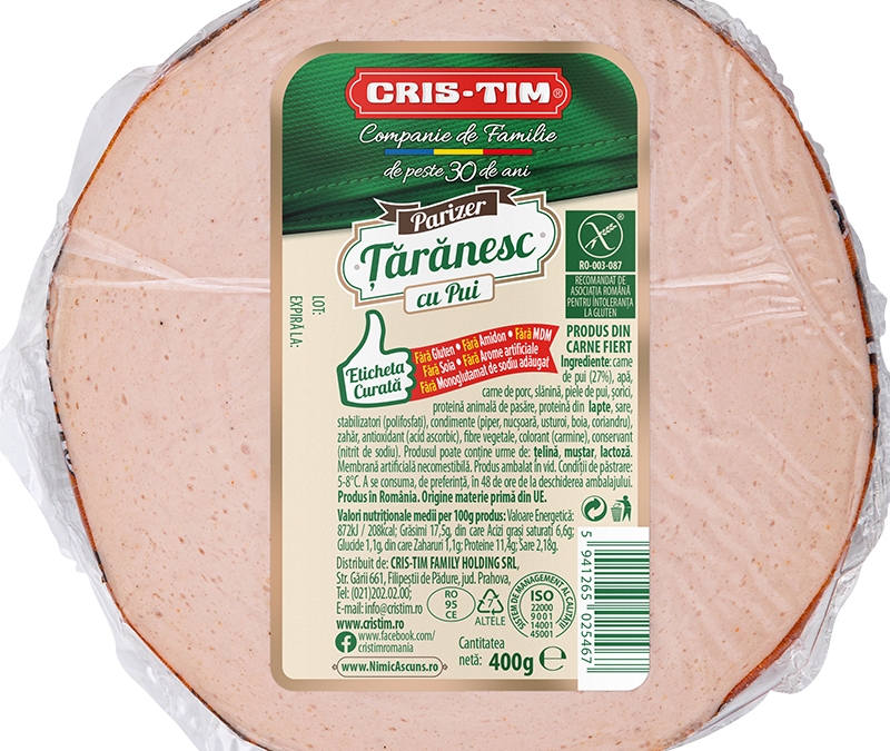 Parizer Țărănesc cu Pui 400 g