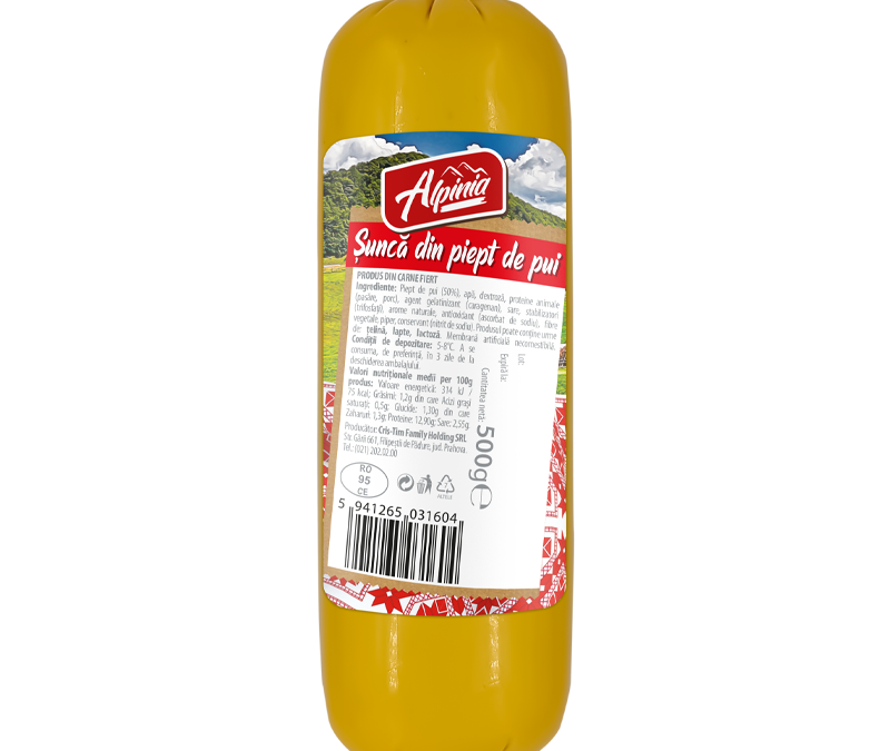 Șuncă Piept Pui 500 g